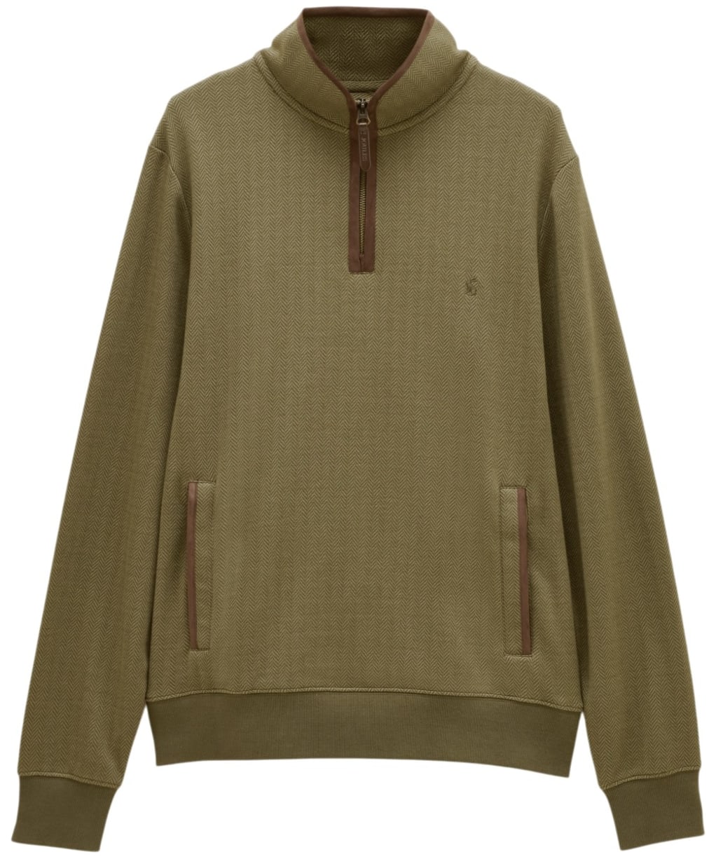 Men's Joules Heritage 1/4 Zip Sweatshirt - Green