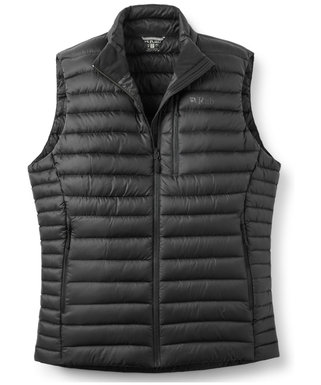Men's Rab Microlight Down Vest - Black
