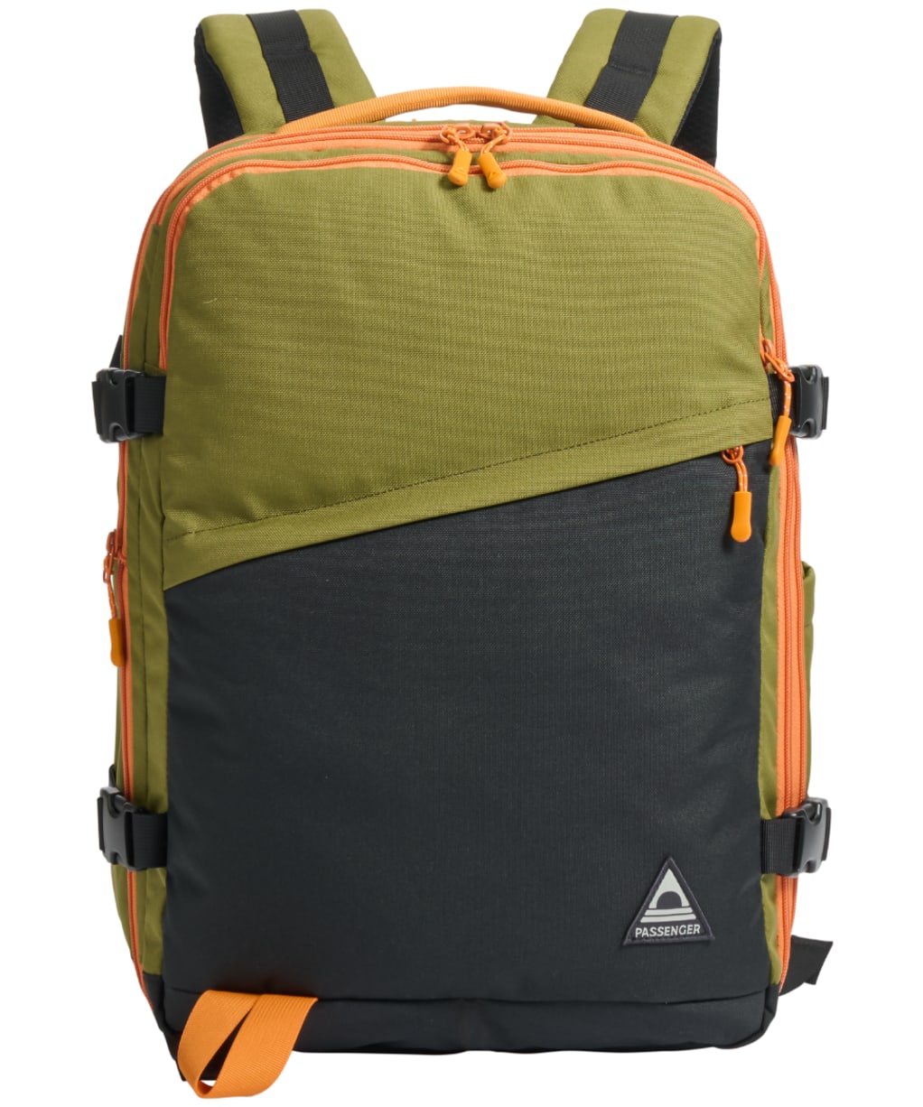 Passenger Clothing Boondocker Recycled Expandable Travel Pack - Black / Khaki