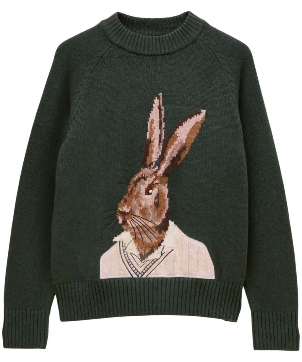 Women's Joules Hare Knited Jumper - Green