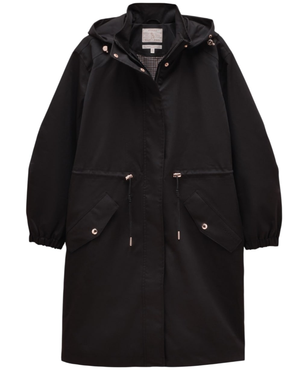 Women's Joules Stormwell Waterproof Raincoat - Black