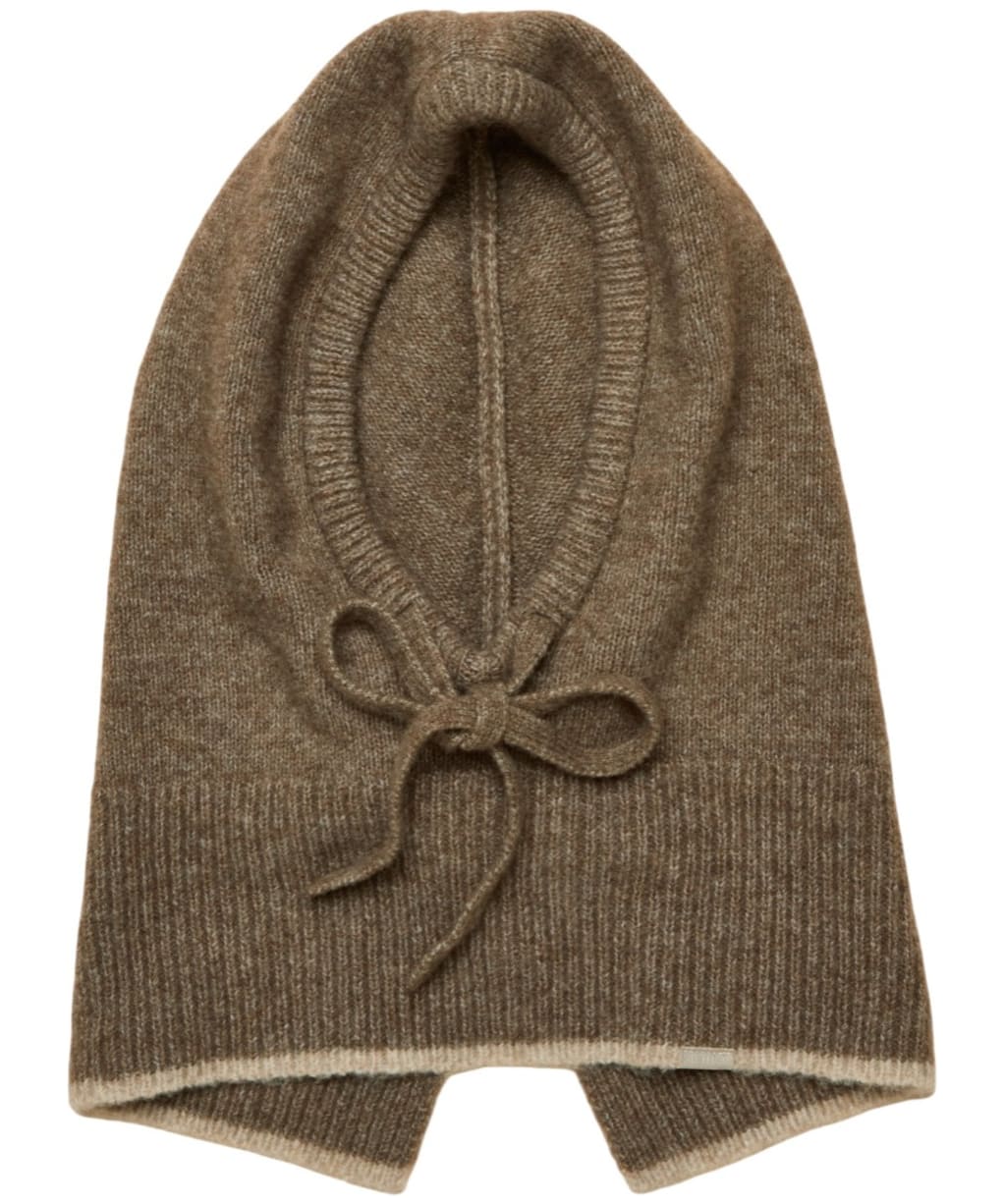 Women's Joules Knitted Hood - Mocha Brown