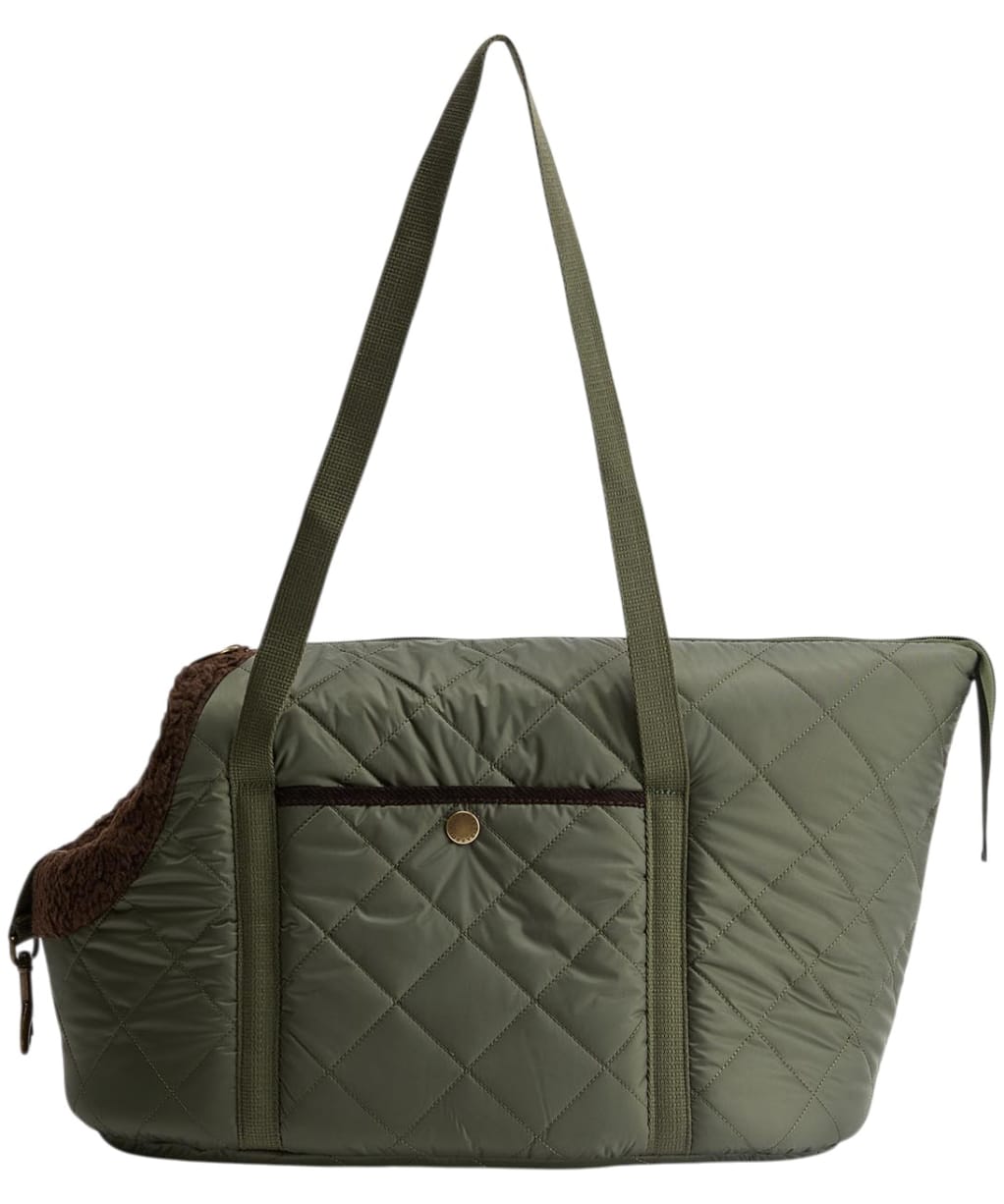 Barbour Dog Medium Quilted Carrier - Olive