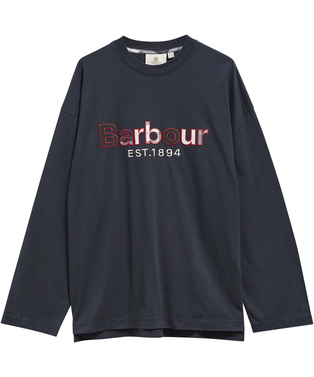 Women's Barbour Holly Long Sleeve T-Shirt - Dark Navy