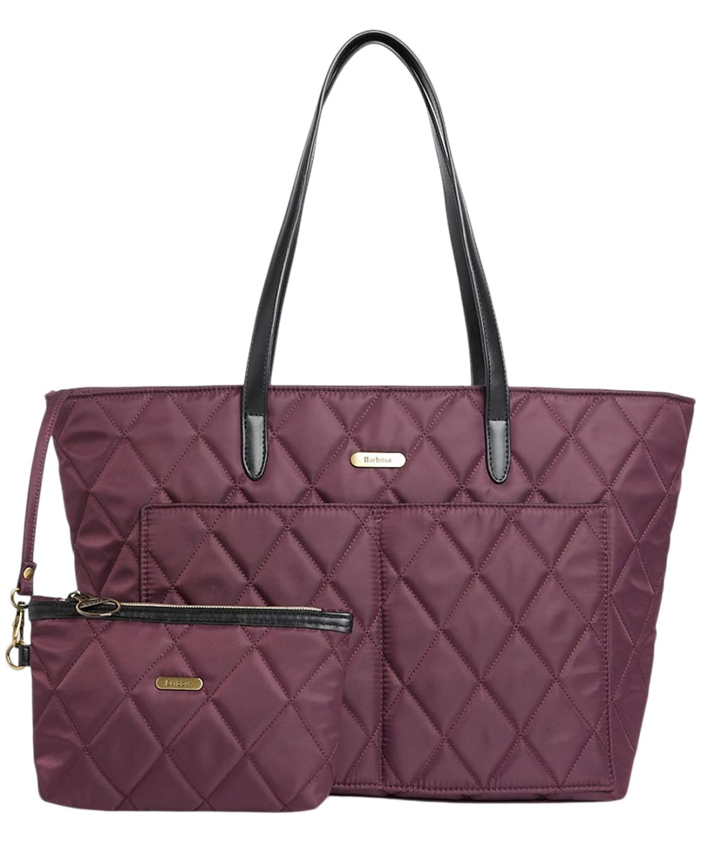 Women's Barbour Quilted Tote Bag - Fig