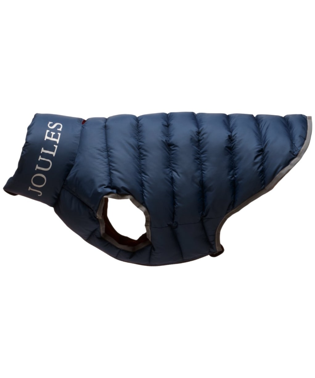 Joules Moorsdale Dog Puffer Coat - Large - Navy