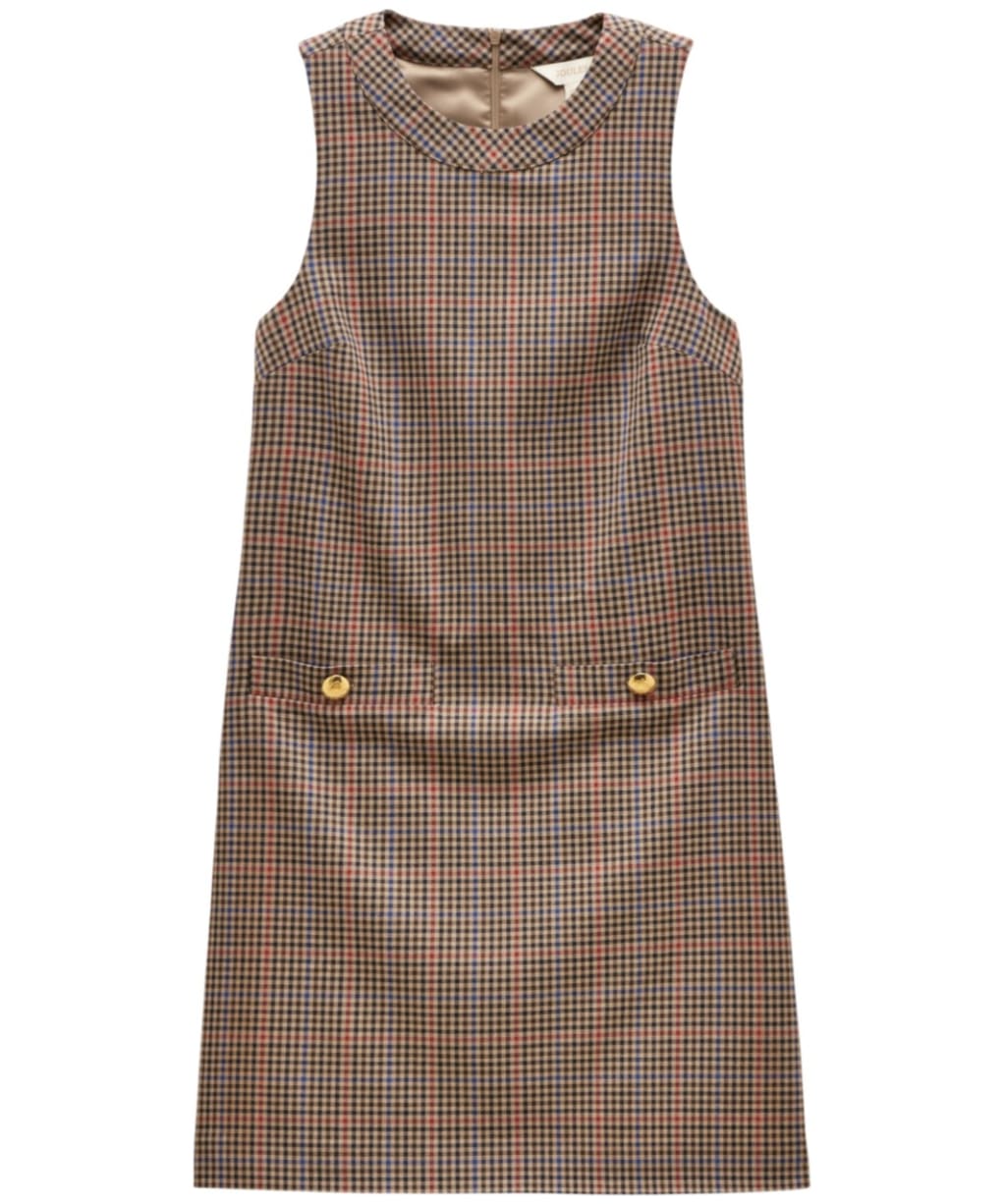 Women's Joules Beatrice Tweed Shift Dress - Hewitt Houndstooth