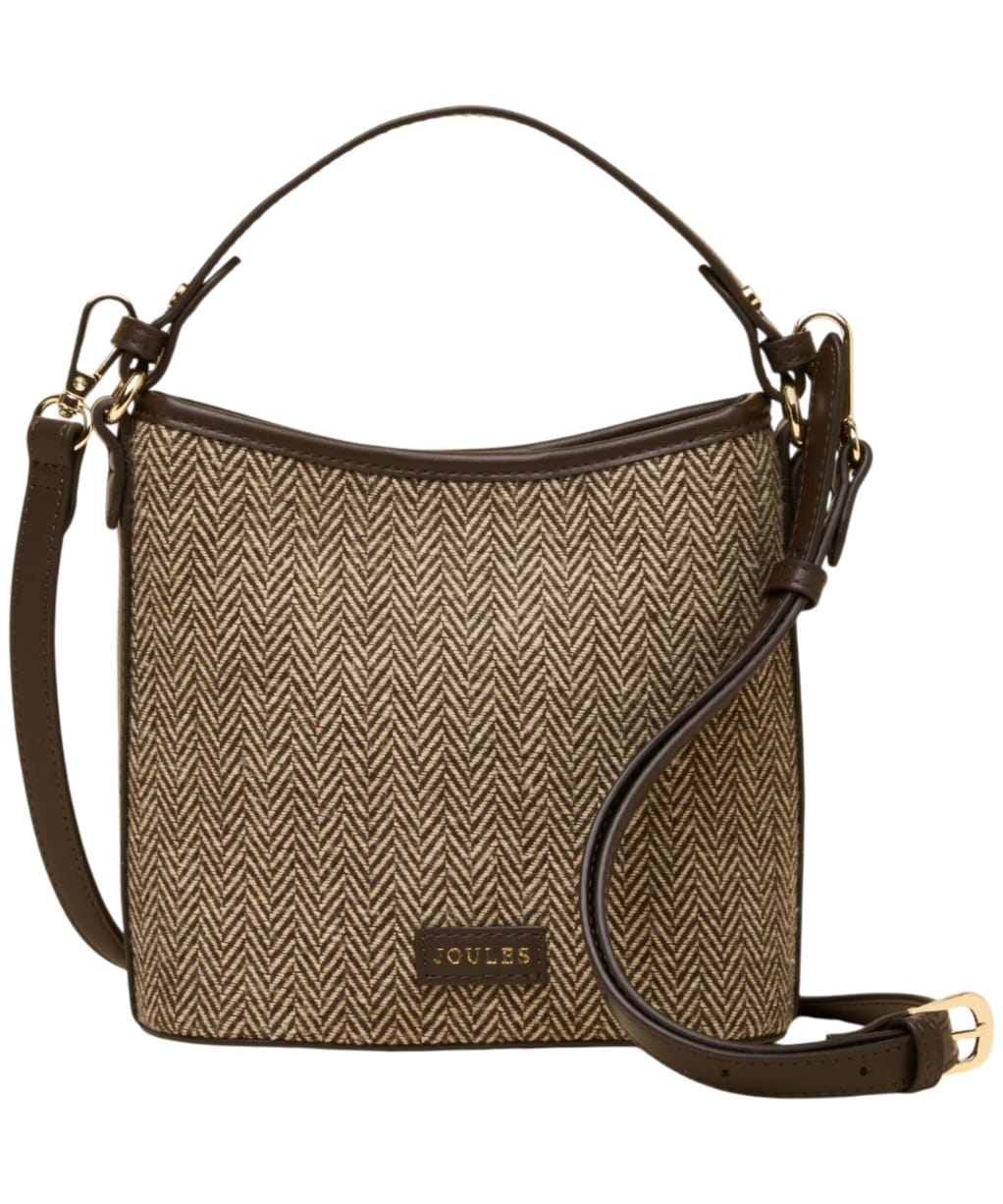 Women's Joules Bucket Bag - Natural Herringbone