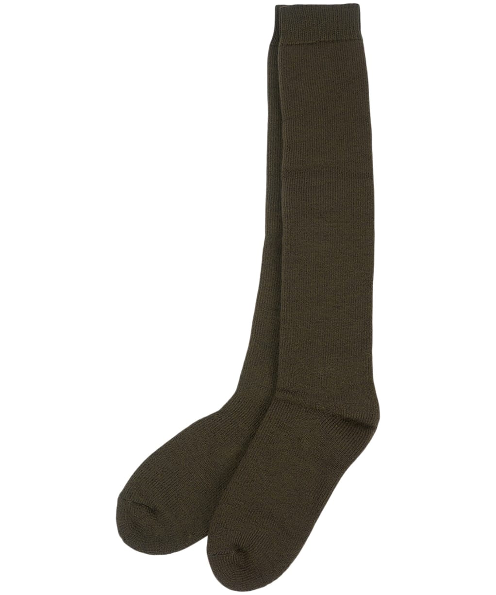 Men’s Barbour Wellington Socks - New Olive Green