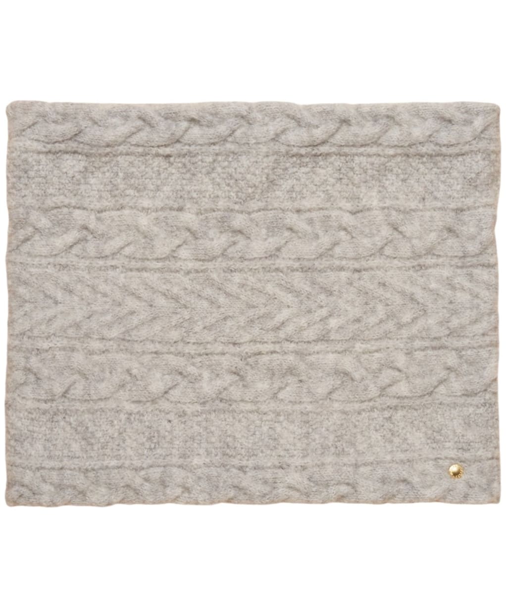 Women's Joules Cable Knit Snood - Grey