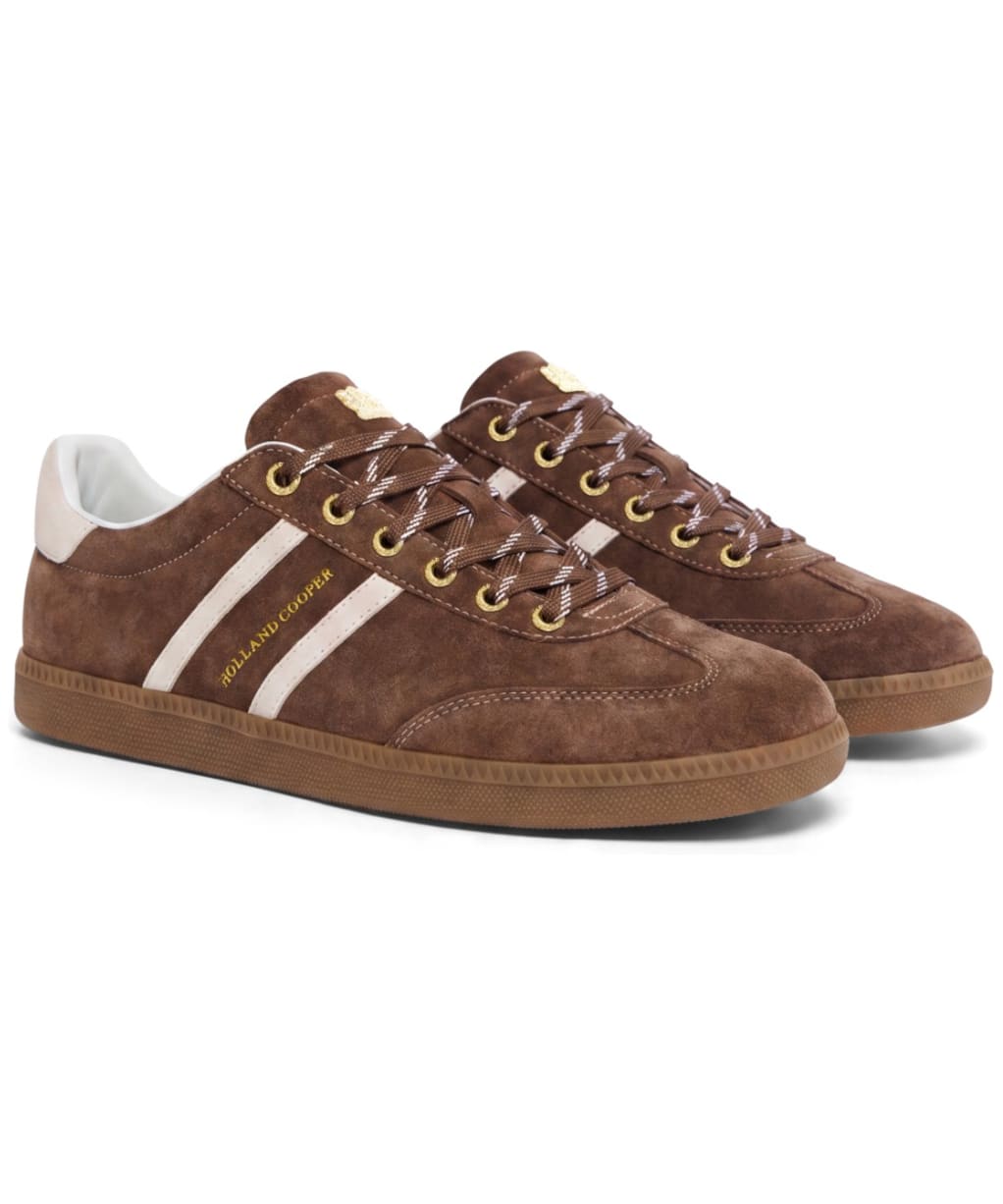Women's Holland Cooper Knightsbridge Trainer - Chocolate