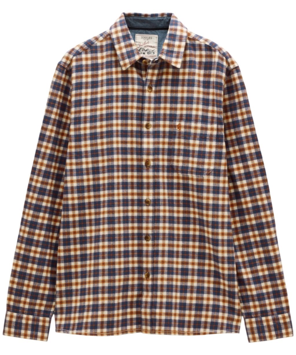 Men's Joules Classic Fit Flannel Shirt - Navy