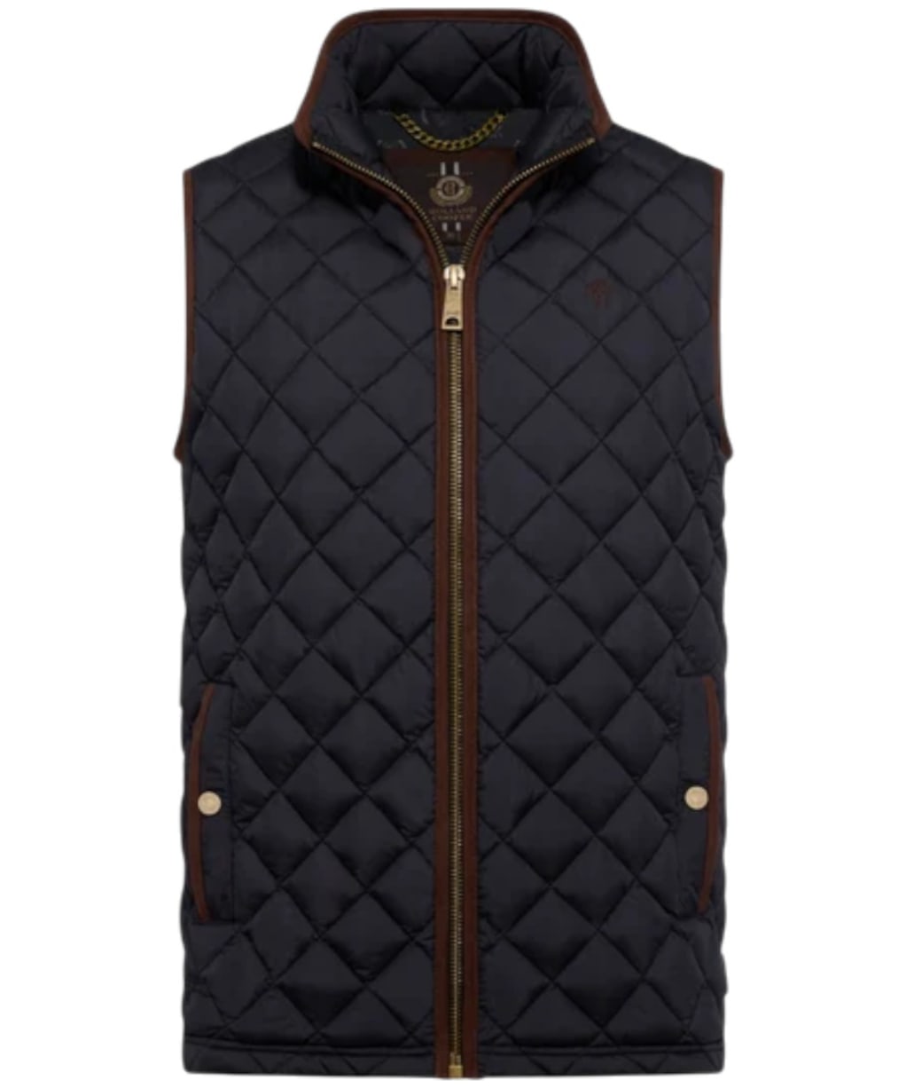 Men's Holland Cooper Country Quilted Gilet - Ink Navy