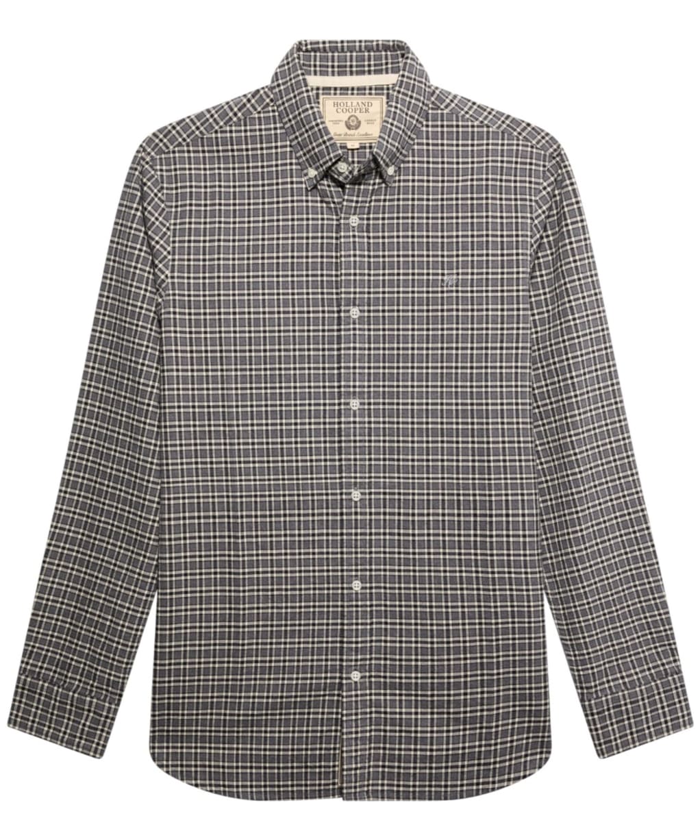  Men's Holland Cooper Classic Woven Button Down Shirt - Copthorne Grey