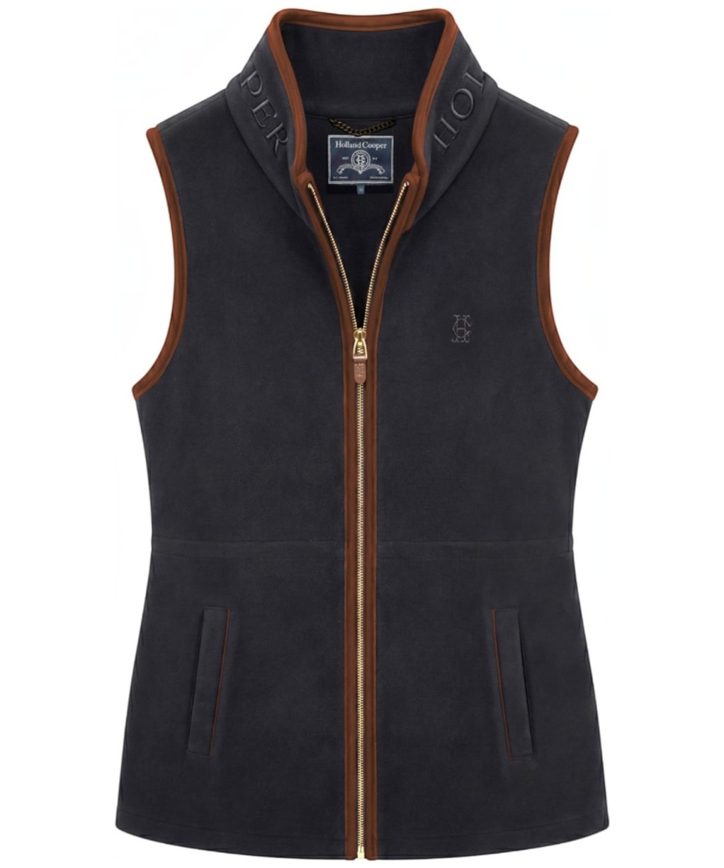 Women's Holland Cooper Country Longline Fleece Gilet - Ink Navy