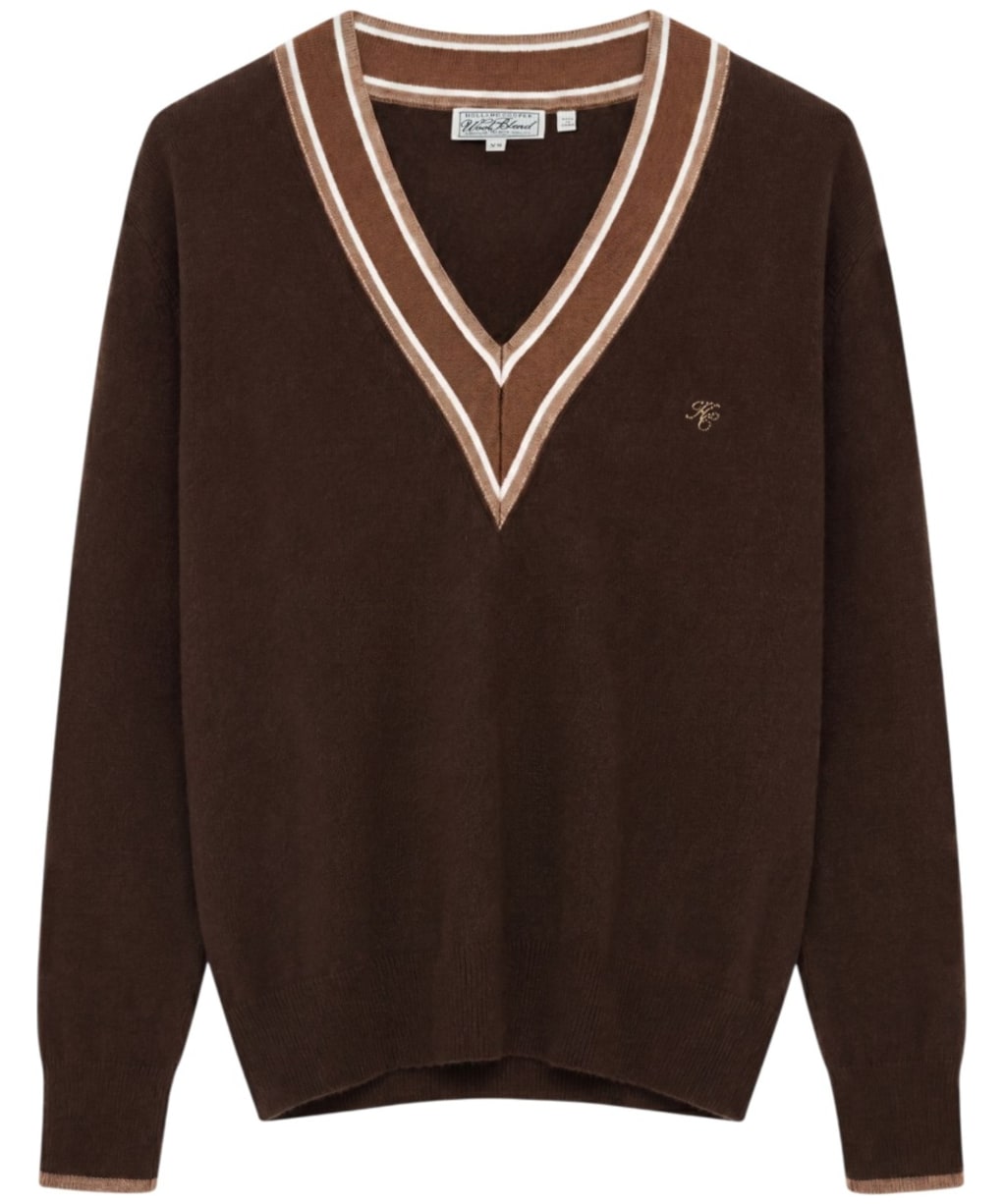 Women's Holland Cooper Woodcote V-Neck Knit - Chocolate