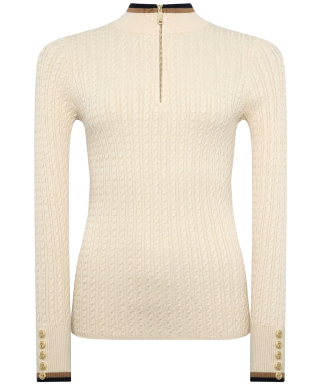 Women's Holland Cooper Zoe Quarter Zip Knit - Almond