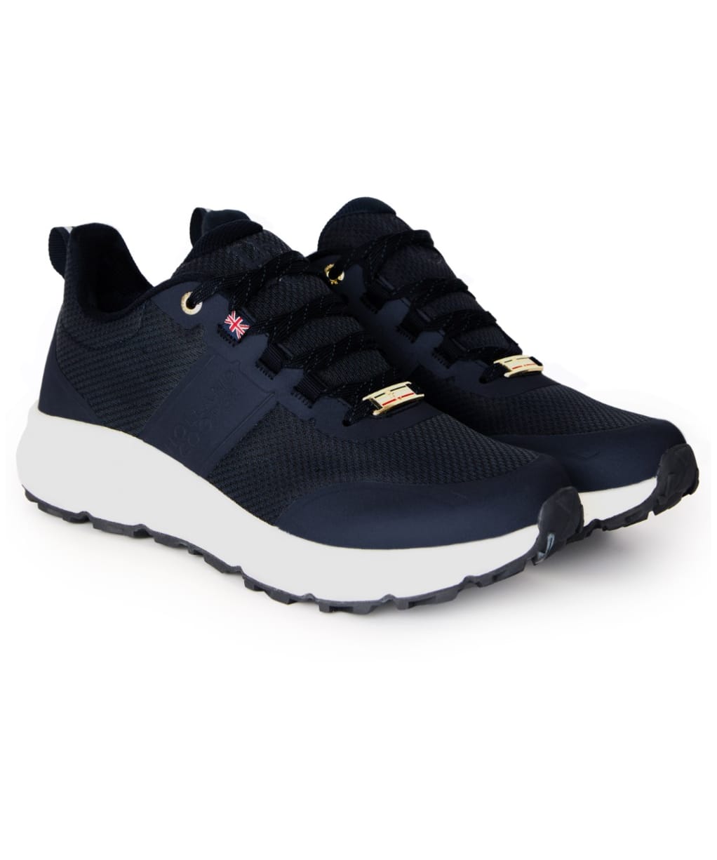 Women's Holland Cooper Burghley Waterproof Trainer - Ink Navy