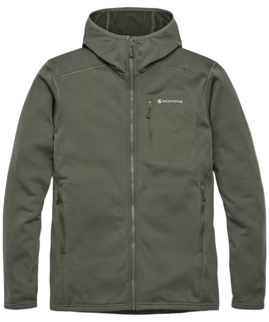 Men's Montane Protium CP Fleece Hoodie - Moss