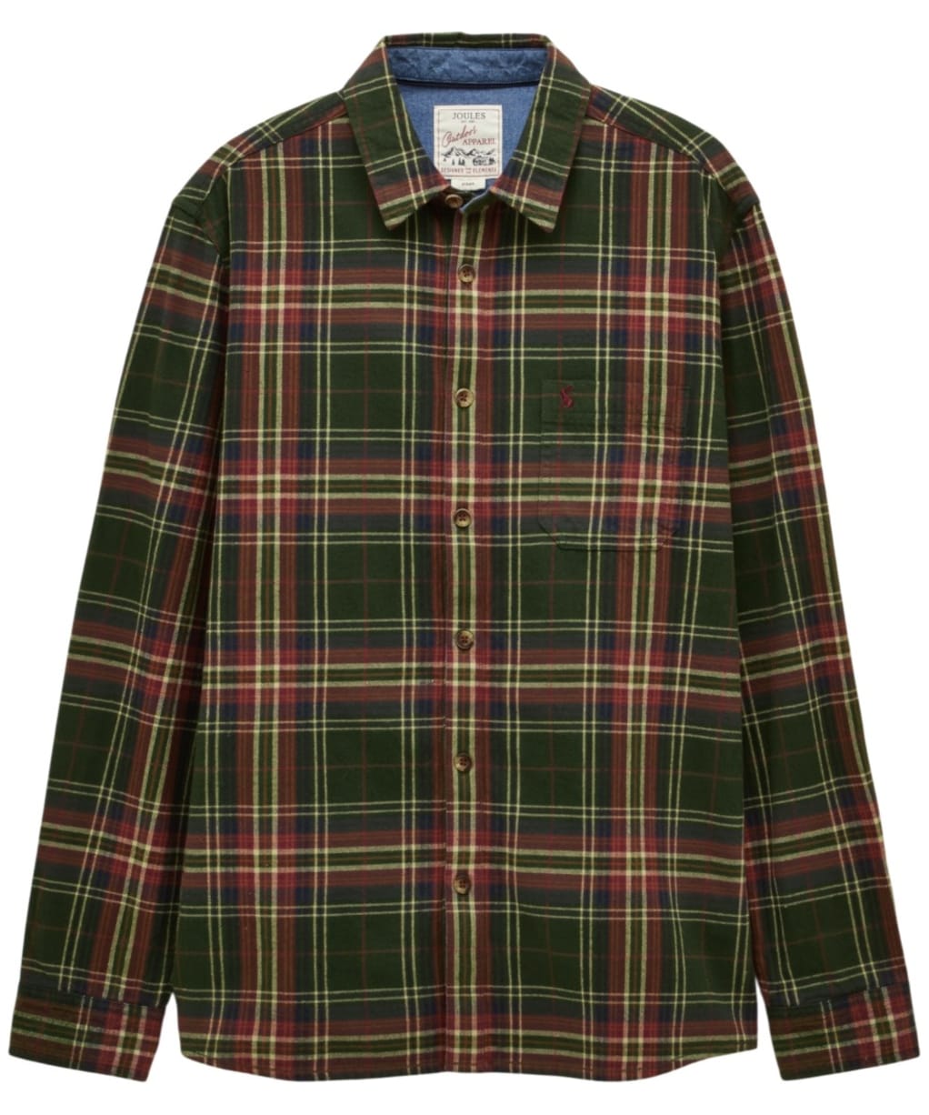 Men's Joules Classic Fit Flannel Shirt - Green