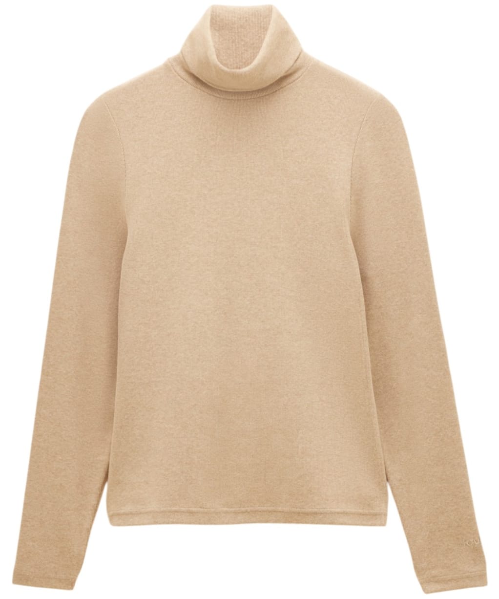 Women's Joules Warm Handle Rib Roll Neck Jumper - Oat Marl