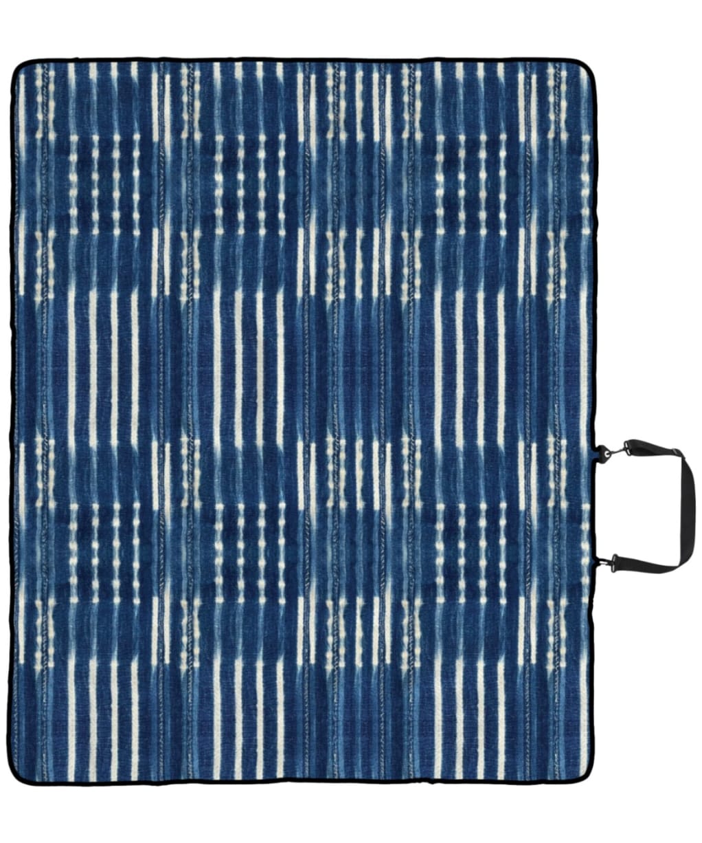Slowtide Kyoto Packable Picnic Blanket - Indigo