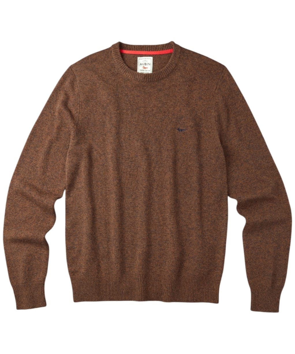 Men's Aubin Westbourne Merino Crew Sweater - Chocolate Mix