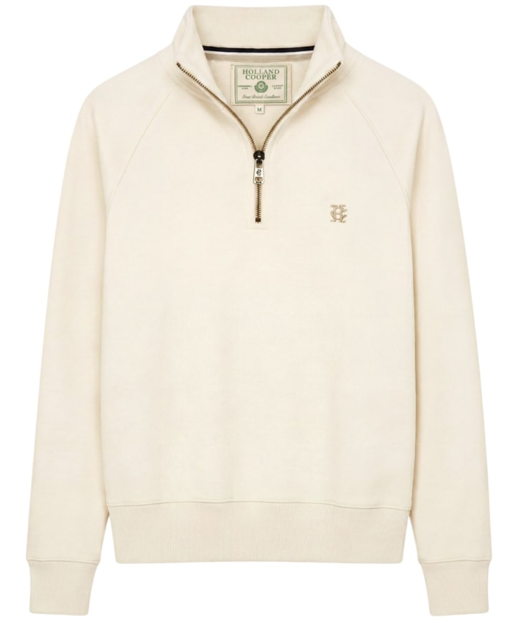 Women's Holland Cooper Burford Quarter Zip Sweat - Ecru