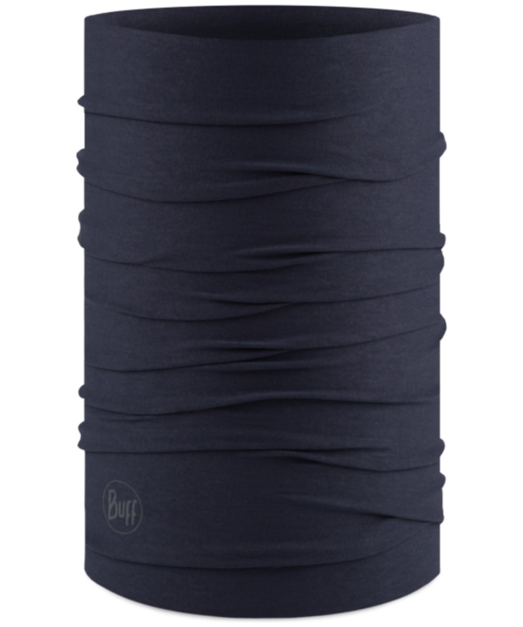Buff Original Ecostretch Solid Necktube Gaiter UPF 50 - Night Blue