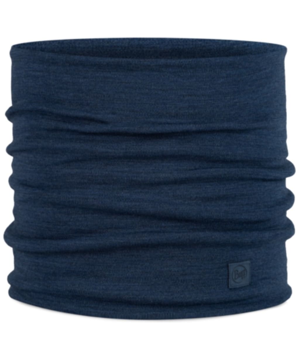 Buff Merino Heavyweight Necktube Gaiter - Night Blue