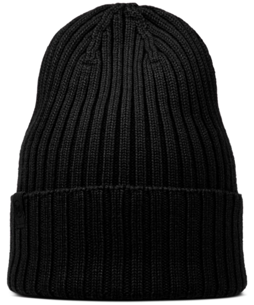 Buff Norval Merino Knitted Beanie - Black