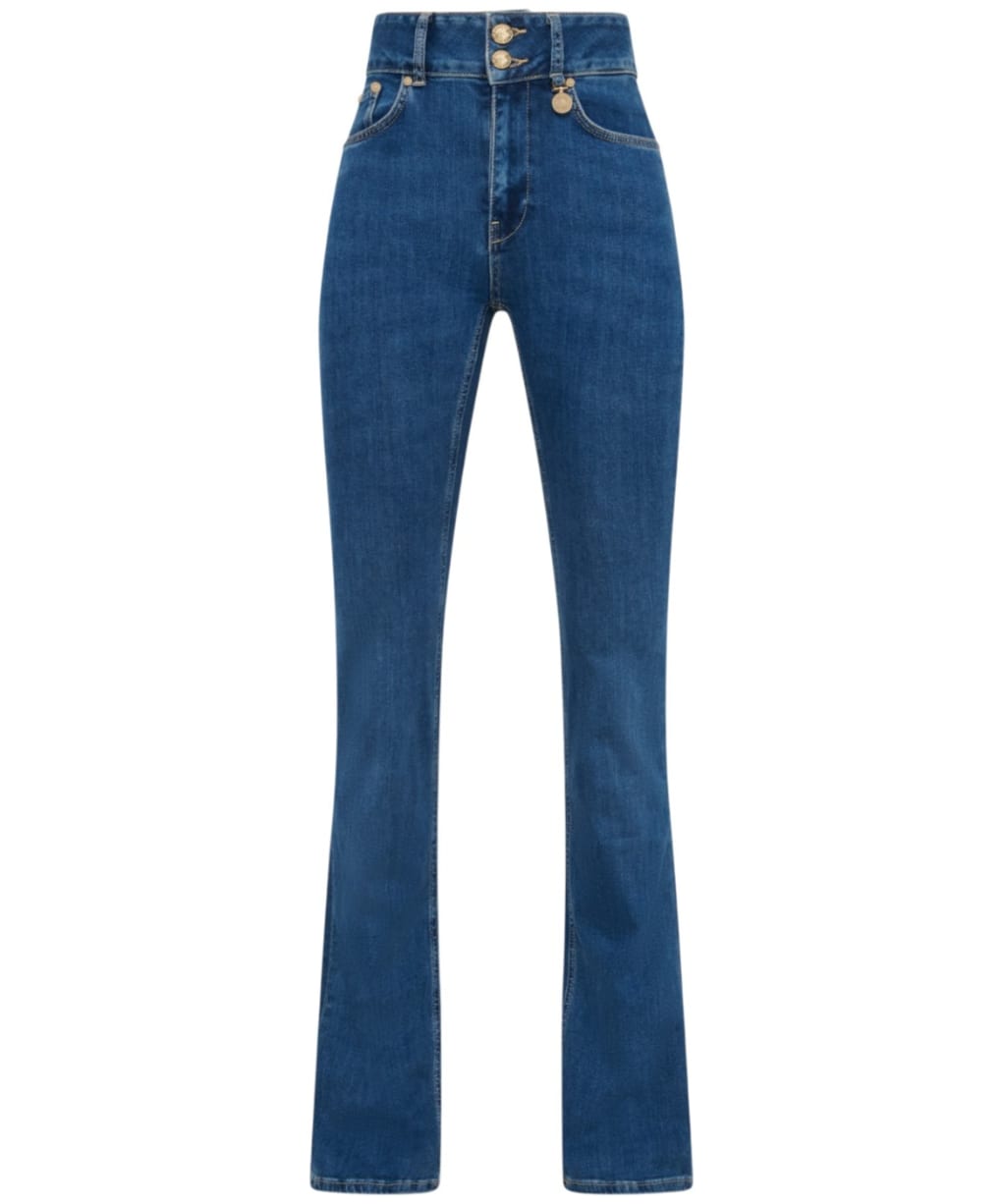 Women's Holland Cooper High Rise Flared Jeans - Denim