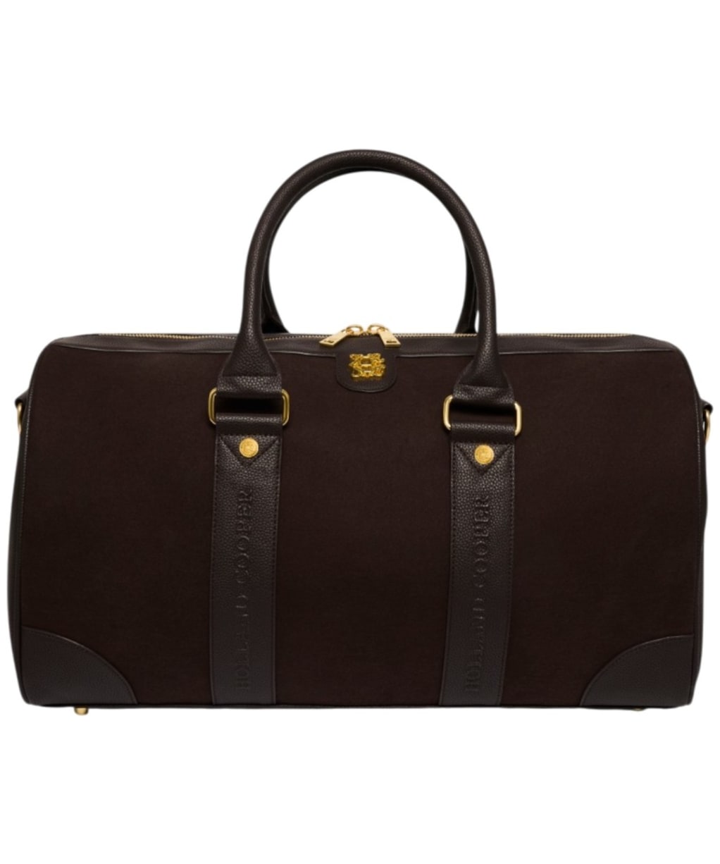 Women's Holland Cooper Regency Holdall - Dark Chocolate Suede