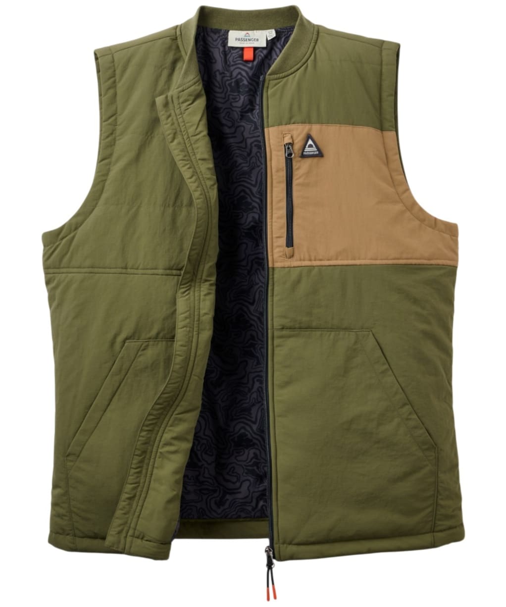 Men’s Passenger Clothing Oceanic Recycled Insulated Vest - Khaki
