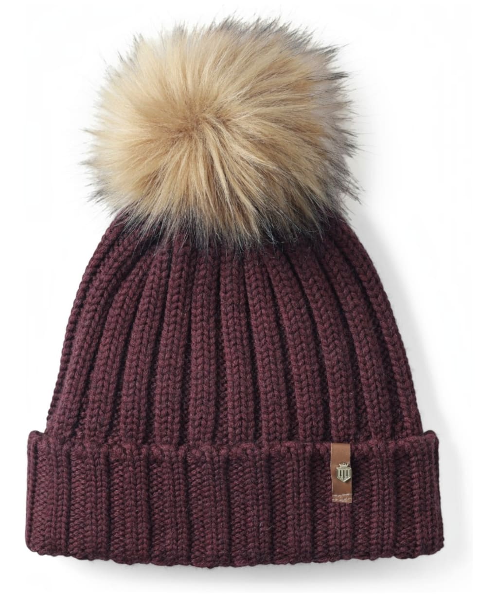 Women's Fairfax & Favor Signature Bobble Hat - Port