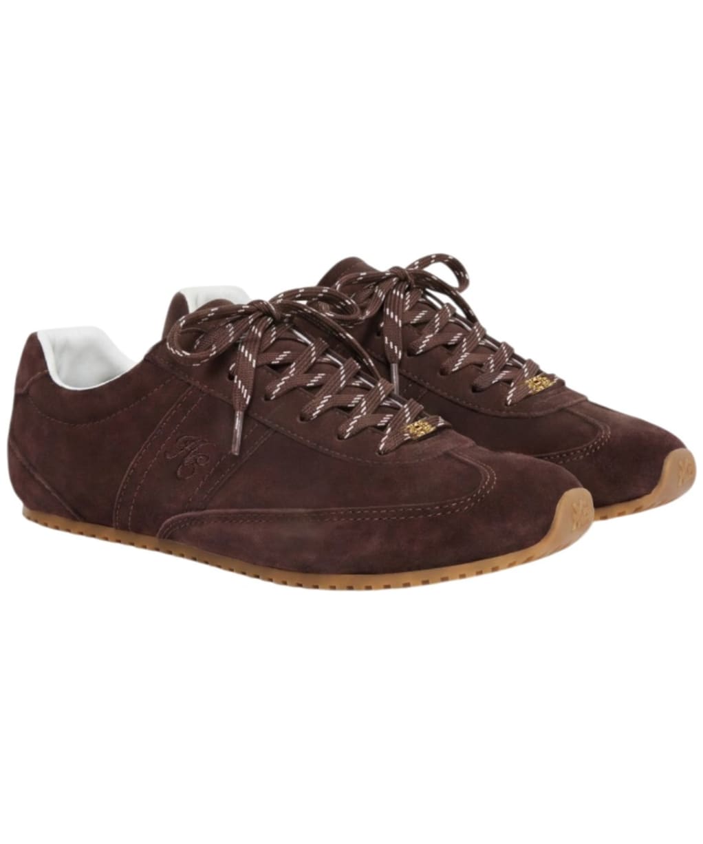 Women's Holland Cooper Highgate Trainers - Bourneville Suede