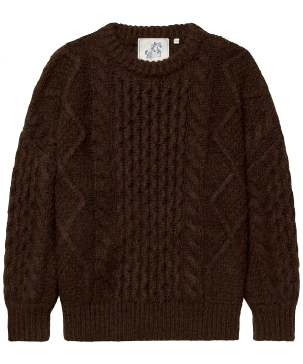 Women's Holland Cooper Buxton Crew Neck Knit - Chocolate