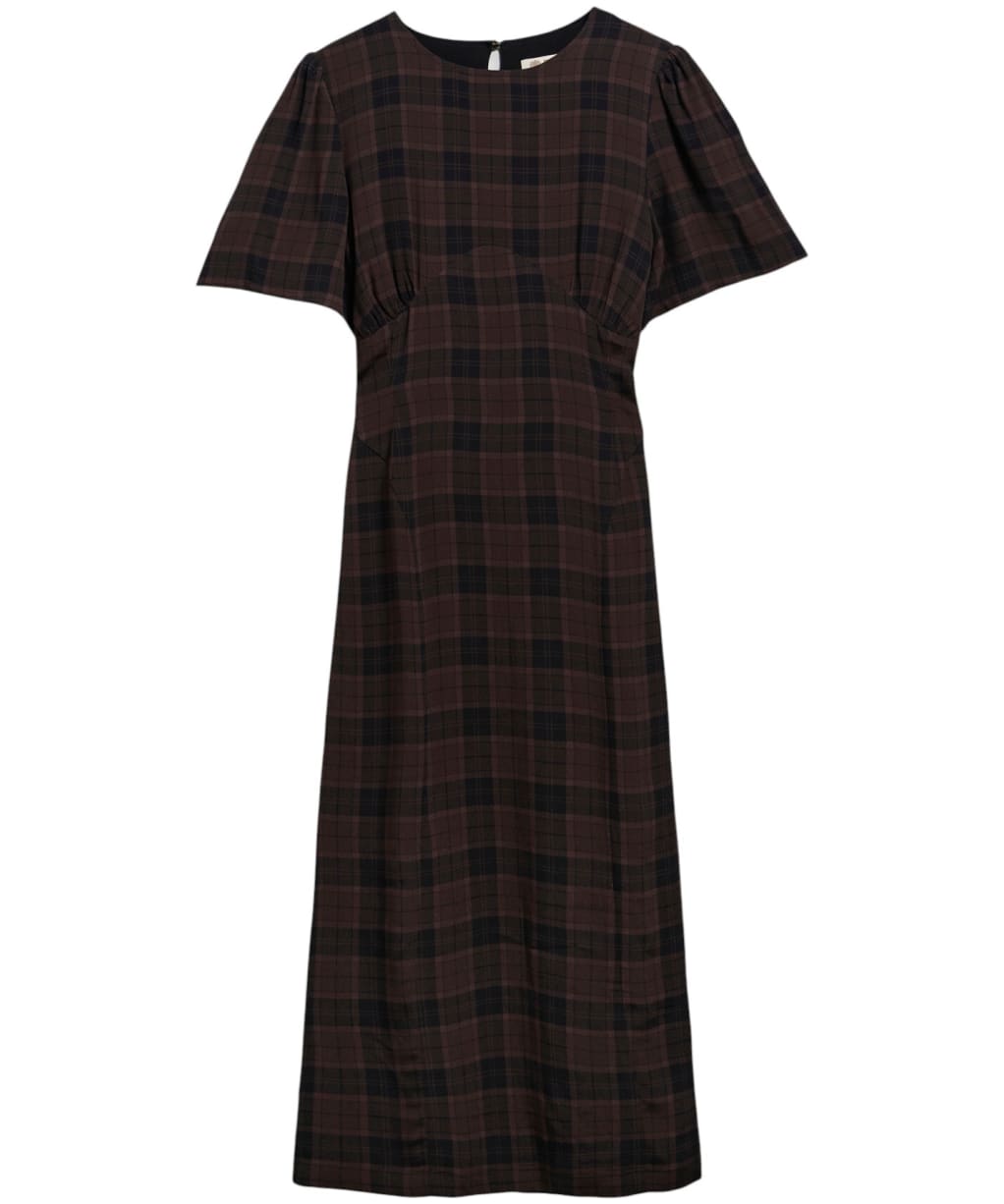 Women's Barbour Wynn Midi Dress - Rustic Shadow Tartan