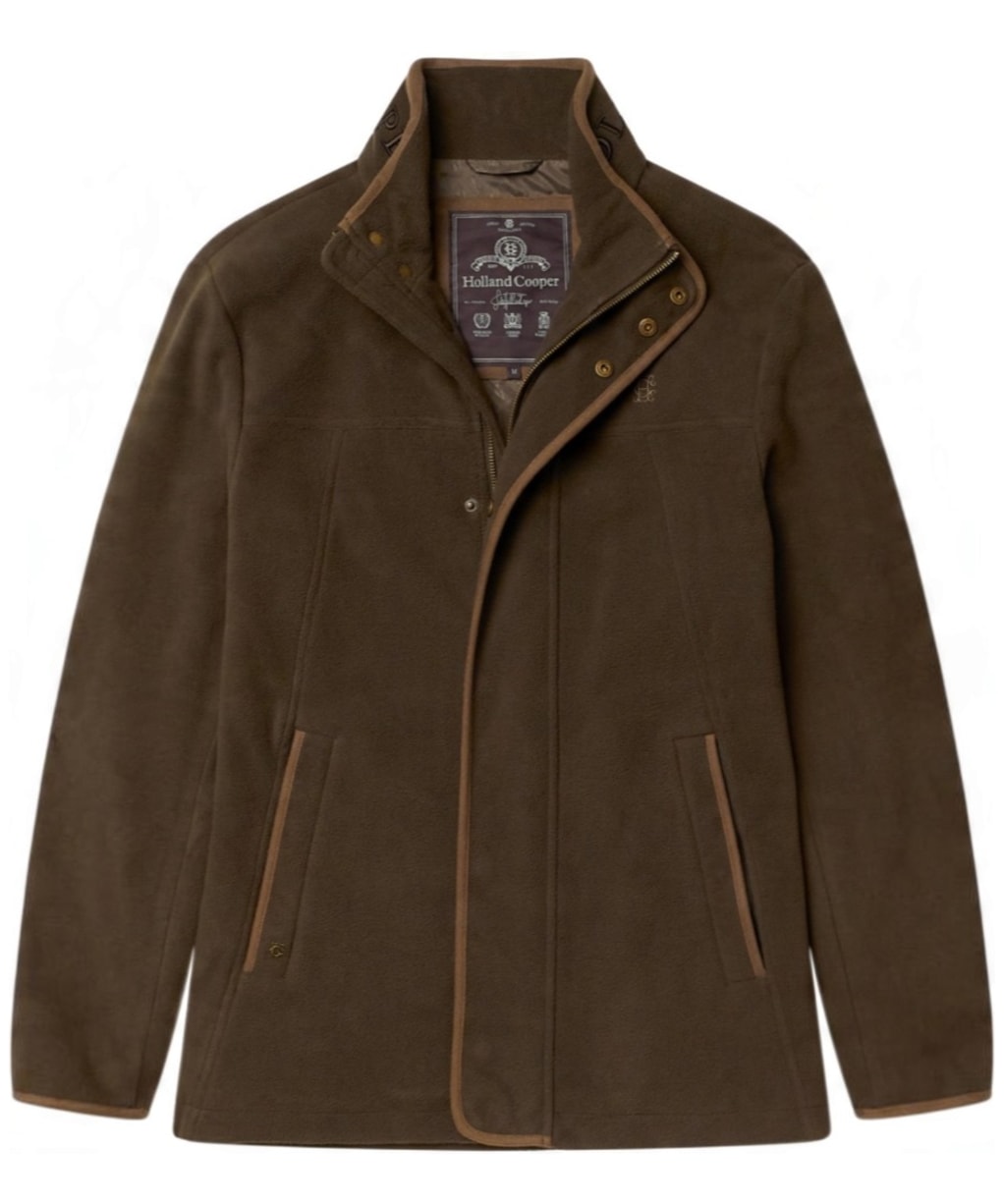 Men's Holland Cooper Fleece Field Jacket - Khaki