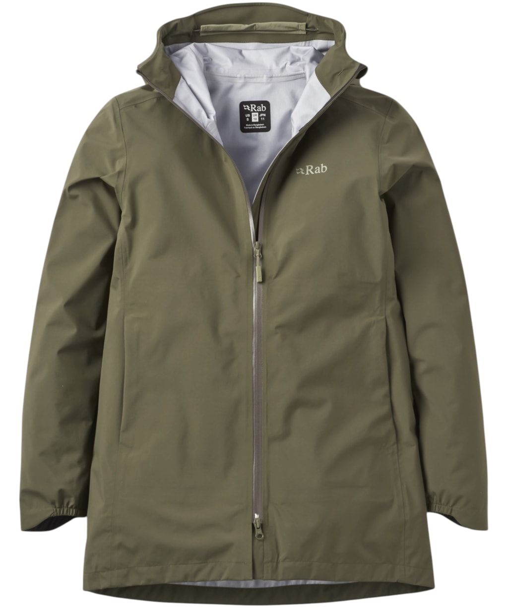 Women's Rab Firewall Waterproof Parka - Army