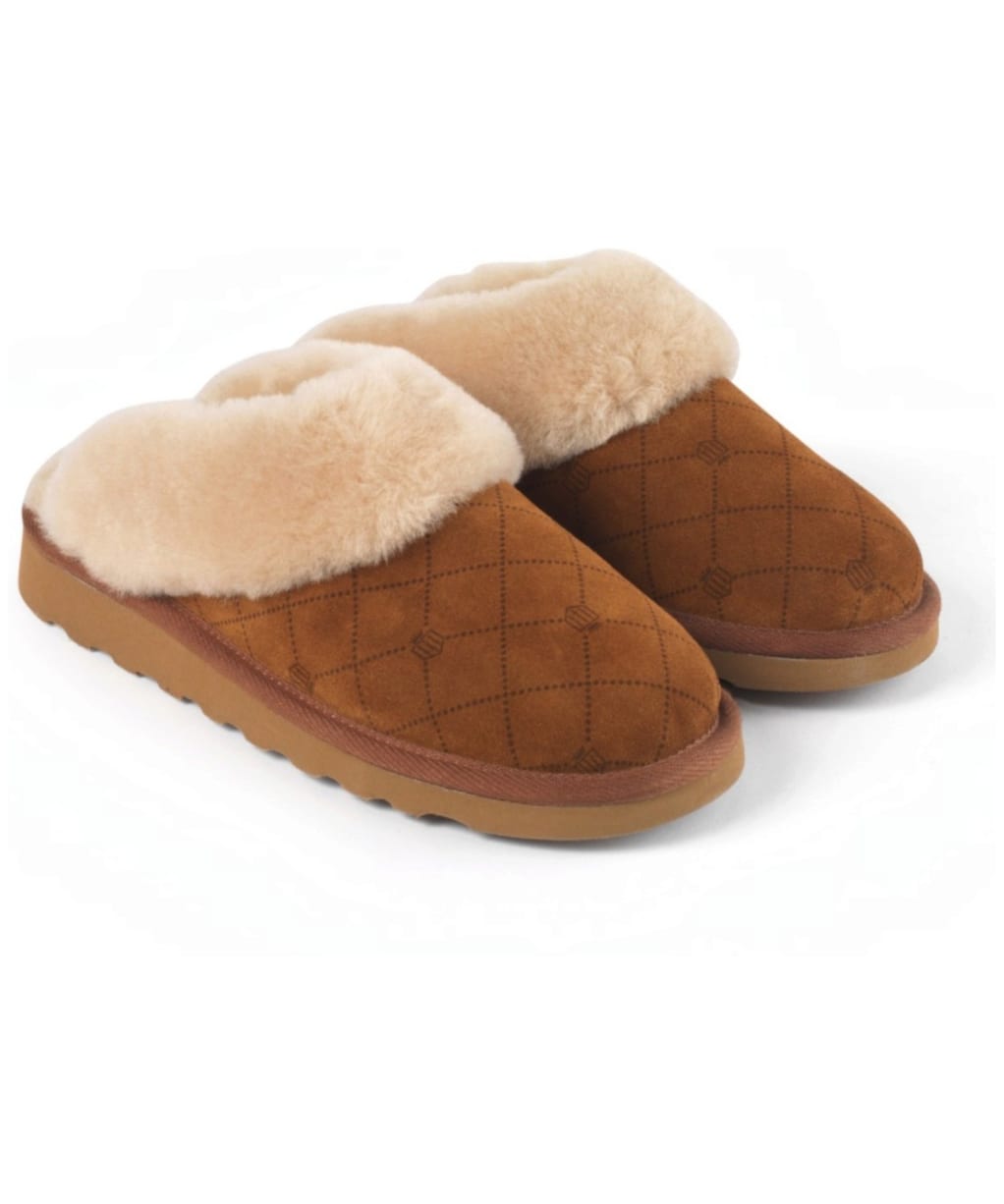 Fairfax & Favor Glencoe Mule Slippers - Tan