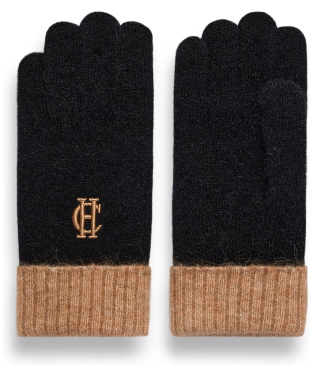 Women's Holland Cooper Chelsea Knitted Glove - Black