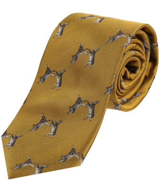 Soprano Country Boxing Hares Tie - Gold
