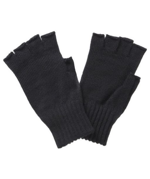 Barbour Fingerless Gloves- Black