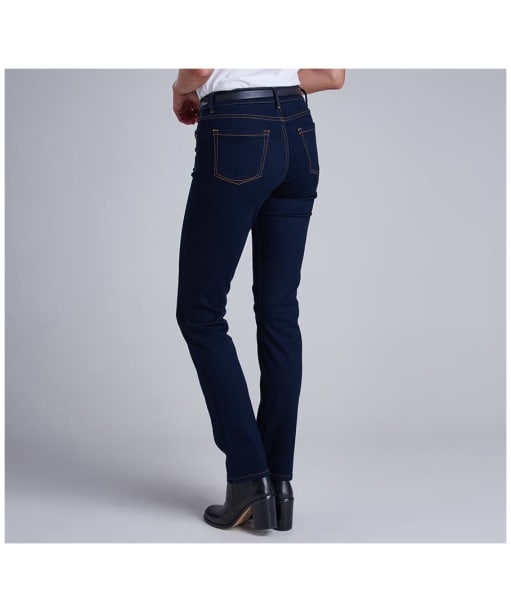 Women’s Barbour International Reflector Slim Jeans - Rinse