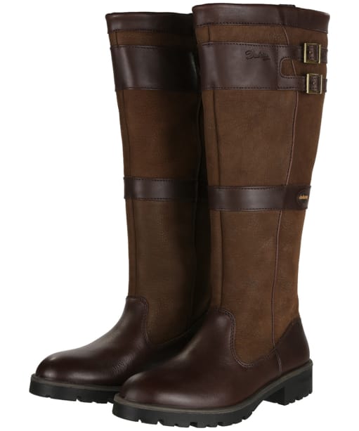 Women's Dubarry Longford Leather Boots - Walnut 