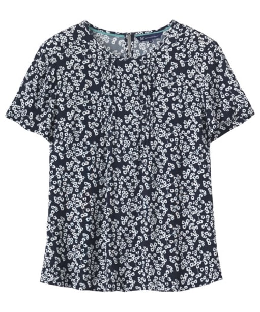 Women’s Crew Clothing Bloom Printed Crepe Top - Bloom Navy / White