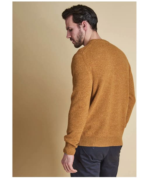 Men’s Barbour Tisbury Crew Neck Sweater - Copper