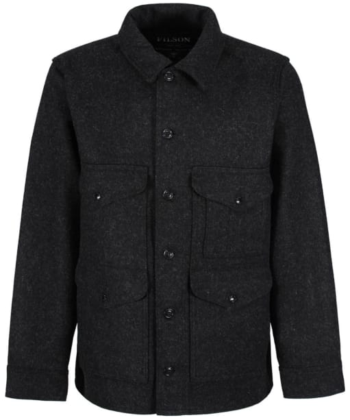 Men’s Filson Mackinaw Wool Cruiser Jacket - Charcoal