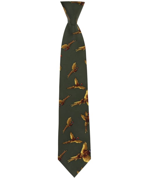 Men's Soprano Flying Pheasants Tie - Green